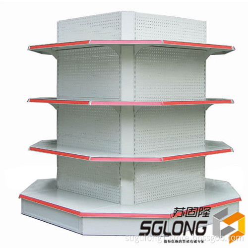 Double-Sided Back Panel Supermarket Gondola Display Shelving&Rack (SGL-G35)